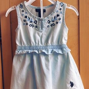 U.S. Polo Assn. dress set size 18M